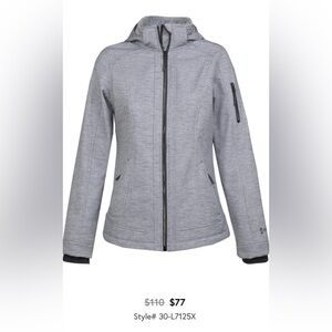 FREE COUNTRY Women's Gray Hooded Jacket